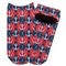 Anchors & Argyle Adult Ankle Socks - Single Pair - Front and Back