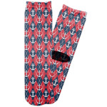 Anchors & Argyle Adult Crew Socks