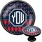 Anchors & Argyle Black Custom Cabinet Knob (Front and Side)