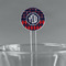 Anchors & Argyle Clear Plastic 7" Stir Stick - Round - Main