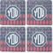 Anchors & Argyle Coaster Rubber Back - Apvl