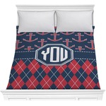 Anchors & Argyle Comforter - Full / Queen (Personalized)