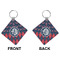 Anchors & Argyle Diamond Keychain (Front + Back)