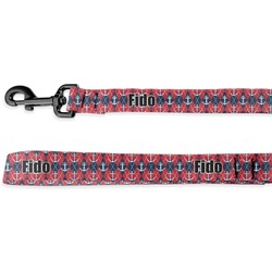 Anchors & Argyle Deluxe Dog Leash - 4 ft (Personalized)