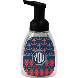 Anchors & Argyle Foam Soap Bottle (Personalized)