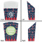 Anchors & Argyle French Fry Favor Box - Front & Back View