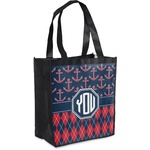 Anchors & Argyle Grocery Bag (Personalized)