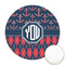 Anchors & Argyle Icing Circle - Medium - Front