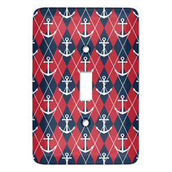 Anchors & Argyle Light Switch Cover (Single Toggle)