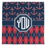 Anchors & Argyle Microfiber Dish Towel (Personalized)