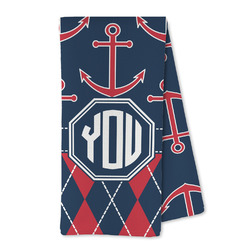 Anchors & Argyle Kitchen Towel - Microfiber (Personalized)