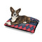 Anchors & Argyle Outdoor Dog Beds - Medium - IN CONTEXT