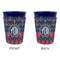 Anchors & Argyle Party Cup Sleeves - without bottom - Approval