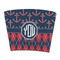 Anchors & Argyle Party Cup Sleeves - without bottom - FRONT (flat)