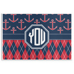 Anchors & Argyle Disposable Paper Placemats (Personalized)