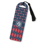 Anchors & Argyle Plastic Bookmark (Personalized)