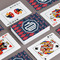 Anchors & Argyle Playing Cards - Front & Back View