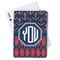 Anchors & Argyle Playing Cards - Front View