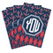 Anchors & Argyle Playing Cards - Hand Back View