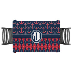 Anchors & Argyle Tablecloth - 58"x58" (Personalized)