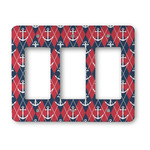 Anchors & Argyle Rocker Style Light Switch Cover - Three Switch