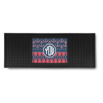 Anchors & Argyle Rubber Bar Mat (Personalized)