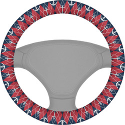 Anchors & Argyle Steering Wheel Cover