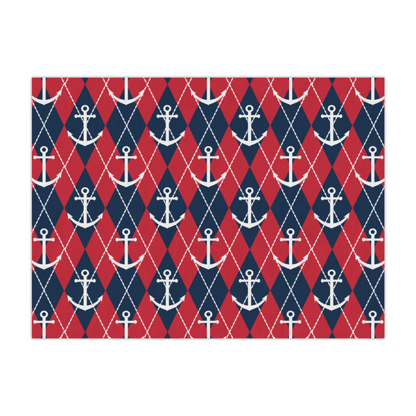 Custom Anchors & Argyle Large Tissue Papers Sheets - Heavyweight