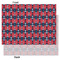 Anchors & Argyle Tissue Paper - Lightweight - Large - Front & Back