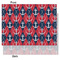 Anchors & Argyle Tissue Paper - Lightweight - Medium - Front & Back