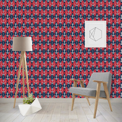 Anchors & Argyle Wallpaper & Surface Covering (Water Activated - Removable)