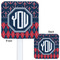 Anchors & Argyle White Plastic Stir Stick - Double Sided - Approval