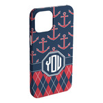 Anchors & Argyle iPhone Case - Plastic - iPhone 15 Pro Max (Personalized)