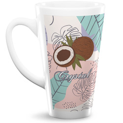 Coconut and Leaves Latte Mug (Personalized)