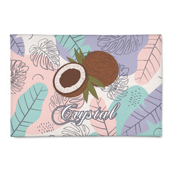 Coconut and Leaves 2' x 3' Patio Rug (Personalized)