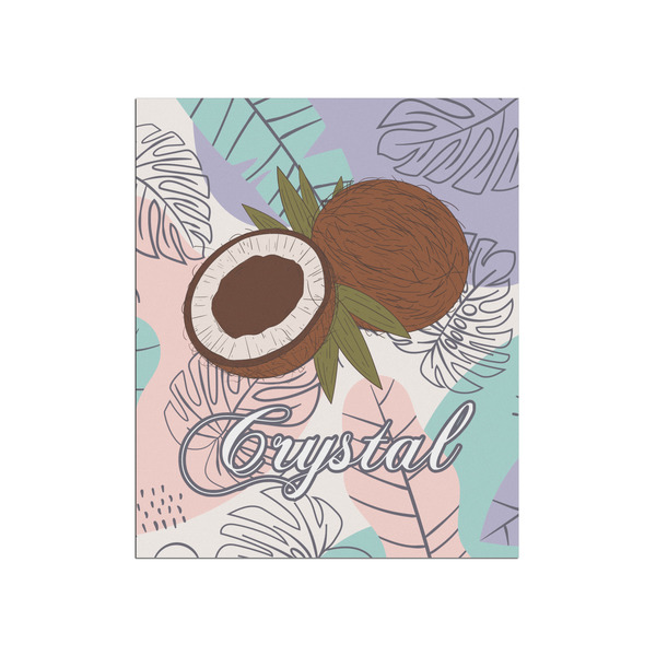 Custom Coconut and Leaves Poster - Matte - 20x24 (Personalized)