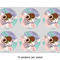 Coconut and Leaves 3" Multipurpose Round Labels - Sheet