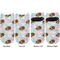 Coconut and Leaves Adult Ankle Socks - Double Pair - Front and Back - Apvl