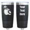 Coconut and Leaves Black Polar Camel Tumbler - 20oz - Double Sided  - Approval