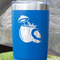 Coconut and Leaves Blue Polar Camel Tumbler - 20oz - Close Up