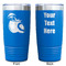 Coconut and Leaves Blue Polar Camel Tumbler - 20oz - Double Sided - Approval