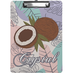 Coconut and Leaves Clipboard (Personalized)
