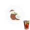 Coconut and Leaves Drink Topper - XSmall - Single with Drink