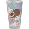 Coconut and Leaves Pint Glass - Full Color - Front View