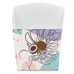 Coconut and Leaves French Fry Favor Boxes (Personalized)