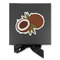 Coconut and Leaves Gift Boxes with Magnetic Lid - Black - Approval