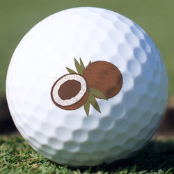 Coconut and Leaves Golf Balls