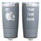 Coconut and Leaves Gray Polar Camel Tumbler - 20oz - Double Sided - Approval