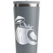 Coconut and Leaves Grey RTIC Everyday Tumbler - 28 oz. - Close Up