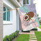 Coconut and Leaves House Flags - Single Sided - LIFESTYLE